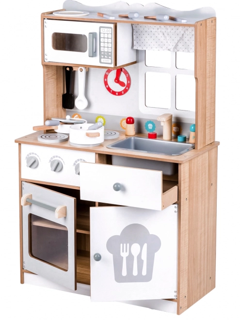 Wooden Children's Kitchen Set with Accessories by Ecotoys
