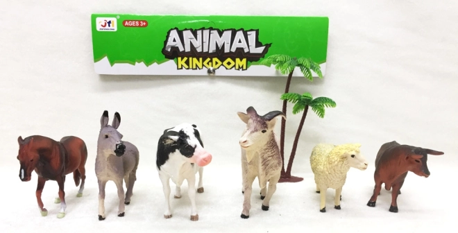 Set of Farm Animals, 6 pcs