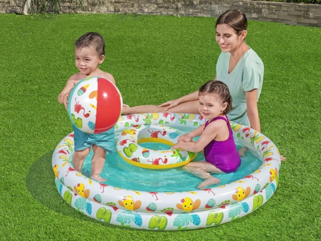 Bestway set zwembad bal ring pierenbad 122cm