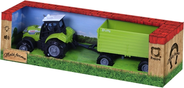 Tractor with sound and light with trailer
