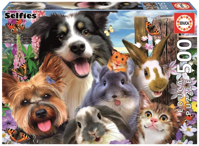 Educa Puzzel grappige selfie 500 stukjes