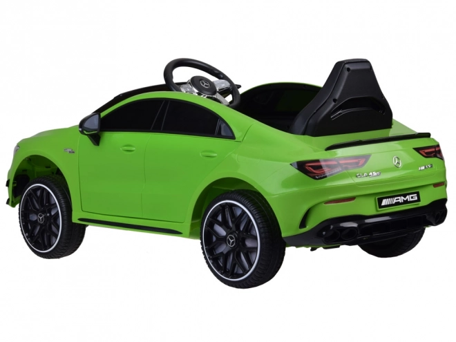 Elektrisches Kinderauto Mercedes AMG CLA 45s mit Schaukelerlebnis – Grün