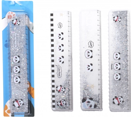 Lineaal 20 cm met panda-motief