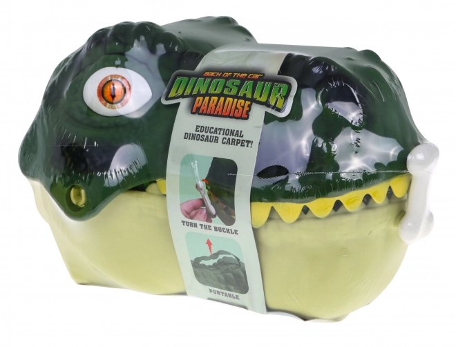 "Dino Wereld" set van figuren voor kinderen 3+ Dinosauruskop + landschap basis