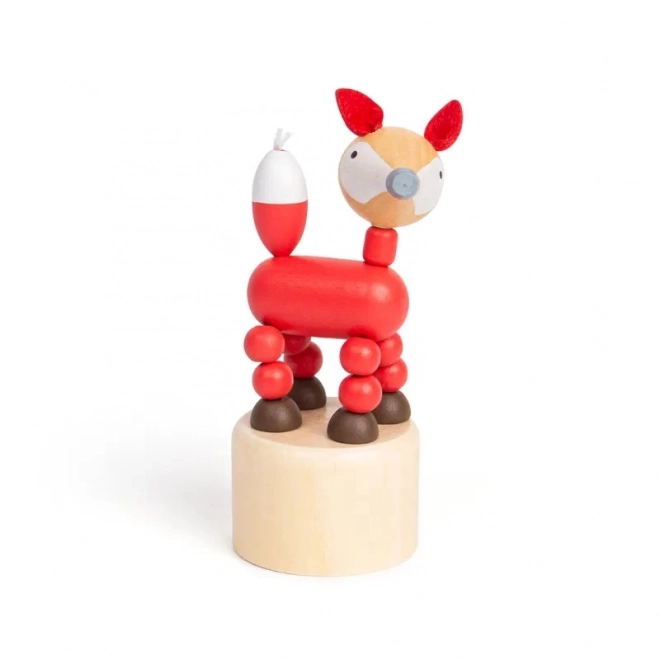 Holzdrücktiere Safari Fuchs von Bigjigs Toys