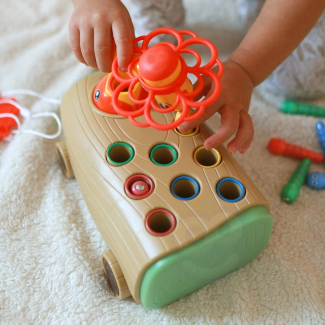 Houten speelgoed WOOPIE voor kinderen - hamer en magnetisch spel