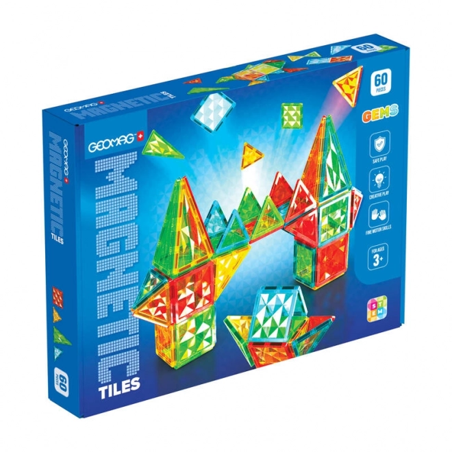 Geomag Gems Magnetic Tiles Set