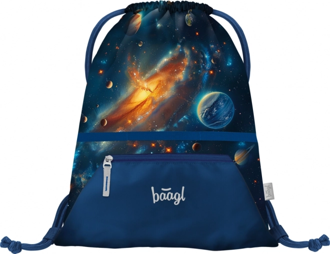 Set van schoolaccessoires ruimte