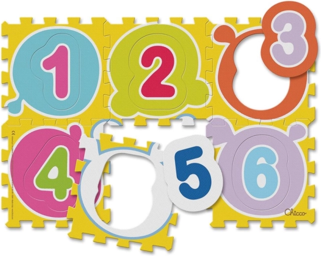 Chicco foam puzzel kleurrijke cijfers 12+