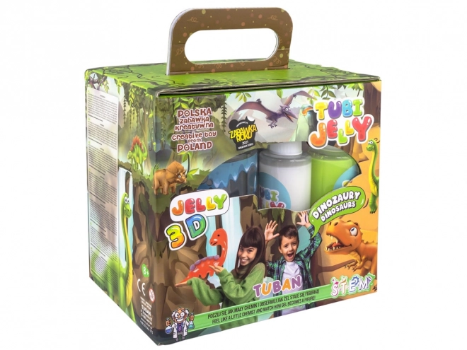 Tuban set geléedinosaurussen klein aquarium