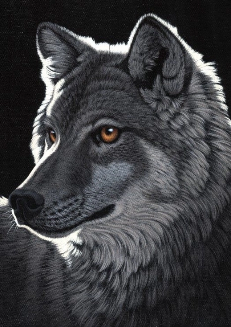 Puzzel Nachtwolf 1000 stukjes