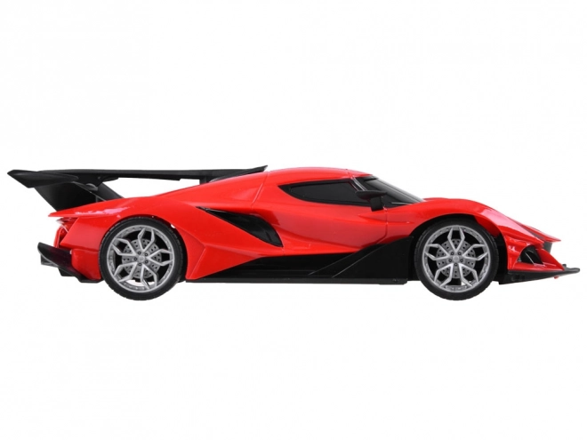 Raceauto met afstandsbediening en accessoires – Rood