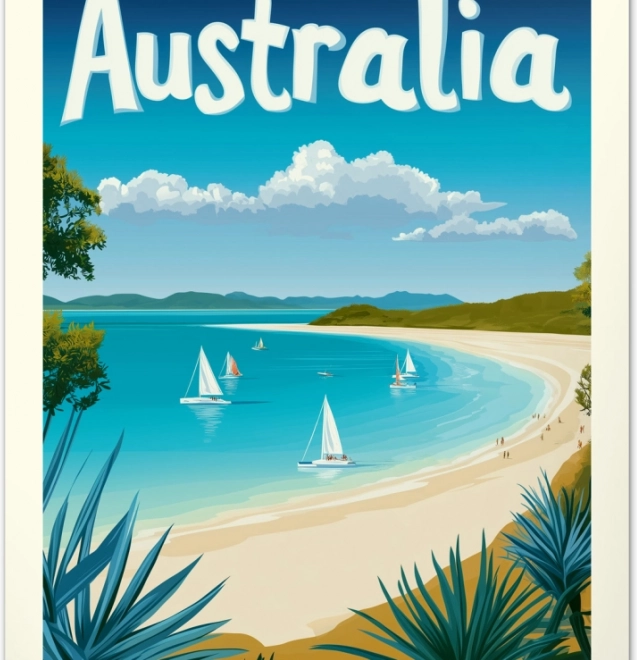 Wandkalender Vintage posters Tropische paradijzen 2026