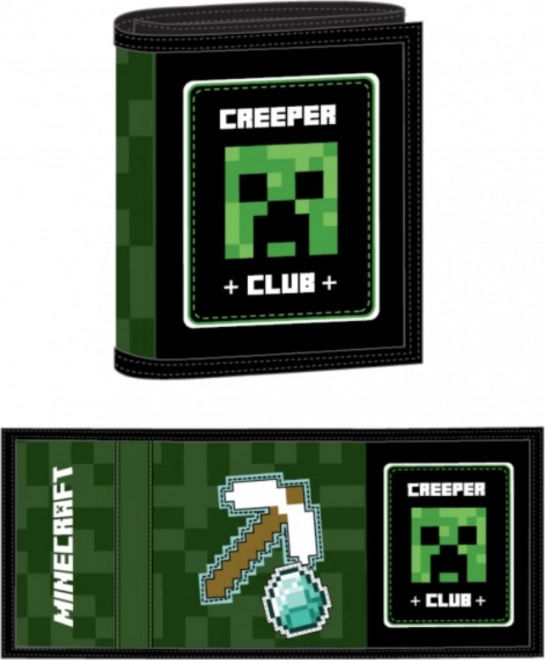 Portefeuille en tissu pour enfants Minecraft