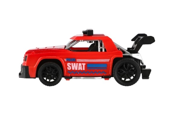 Rennwagen aus Plastik mit Schwungrad - 16 cm