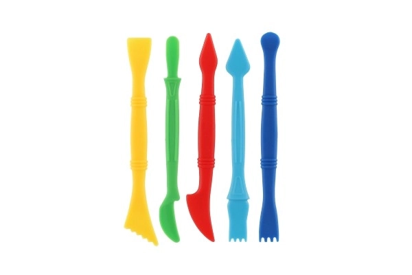 Set kunststof modelleergerei Nara 5 stuks