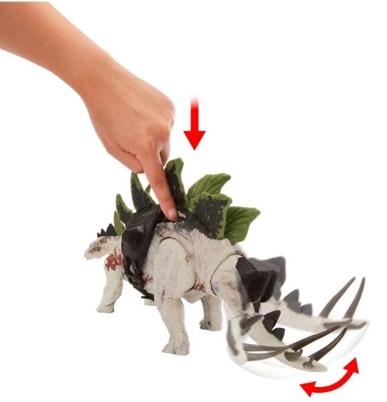 Jura Wereld Reusachtige Aanvallende Dinosaurus - Stegosaurus HLP24