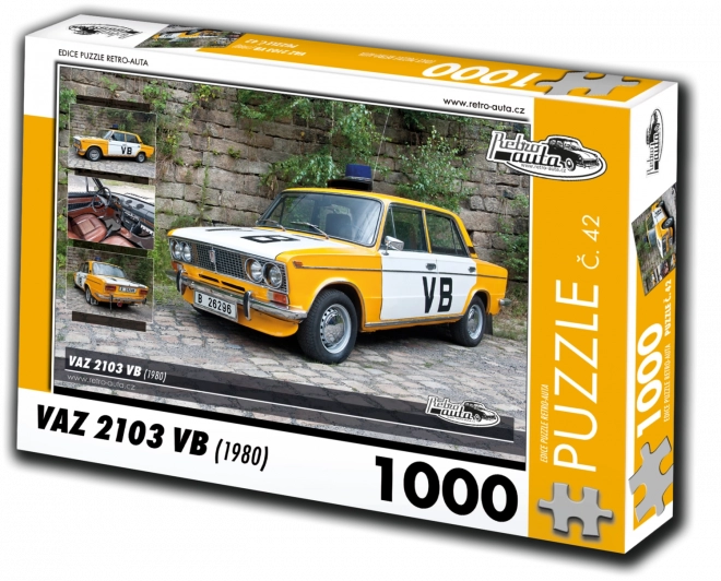RETRO-AUTO puzzel VAZ 2103 VB (1980) – 1000 stukjes