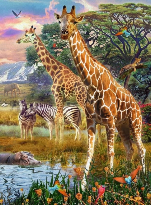 RAVENSBURGER Puzzle Savanne XXL – 150 Teile