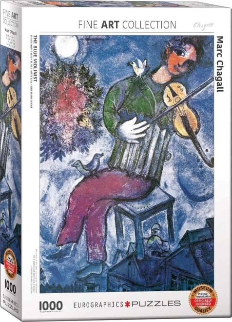 Puzzle Blue Violinist 1000 Pieces by Eurographics