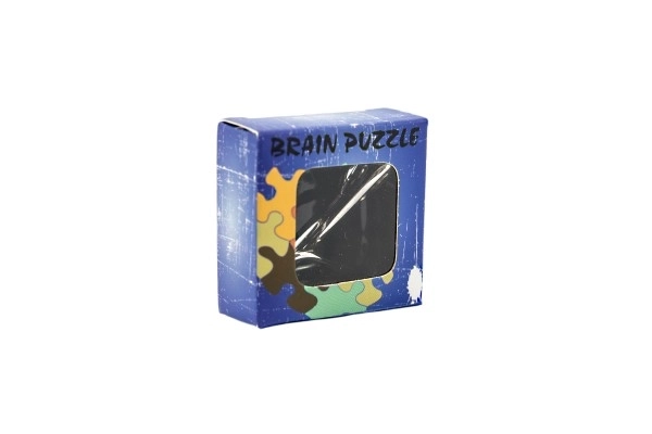 Puzzel metaal mix soorten in doosje 5x5cm