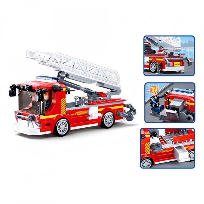 Sluban Feuerwehrwagen mit Teleskopleiter
