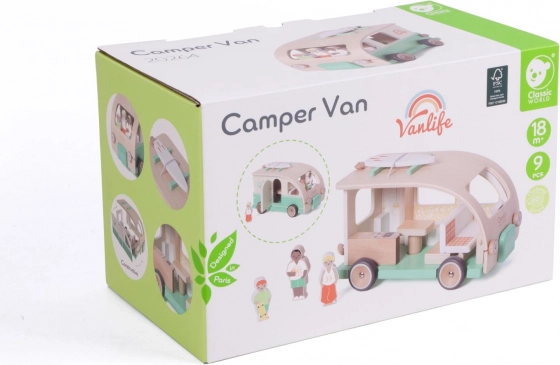 Puzzle d’insertion en bois Camping-car