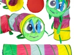 Tunnel pour enfants coloré Chenille