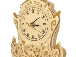 Woodcraft Holz 3D-Puzzle Uhr Wichtel