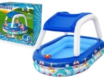 Bestway opblaasbaar kinderzwembad Sea Captain met overkapping en stuur