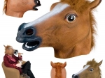 Latex Horse Head Mask for Party