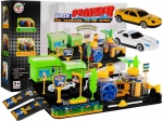 Lavage auto pour enfants 3+ avec set de construction, 2 petites voitures et éléments mobiles