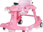 Trotteur 3en1 Avion Rose