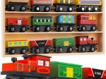 Houten treinbaan Kruzzel 12 stuks