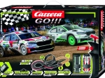 Carrera GO slot car track Škoda Rally 4.9 m with loop and two Fabia RS Rally2 cars