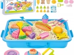 Woopie Kinetischer Sand 1,2 kg Restaurant Tisch mit Formen