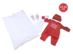 Clothes for NEW BORN doll 43–44 cm – 3-piece set with pillow and cuddle cloth