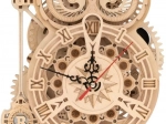 3D houten mechanische puzzel Uilen Klocken