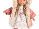 Llorens Elena realistic doll with soft fabric body 35 cm