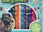 JIRI MODELS Drehwachsmalstifte mit Dinosauriermotiv