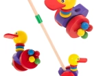 Wooden Duck on a Stick for Children