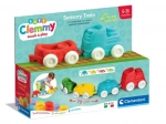 Sensorische zachte trein met blokken CLEMENTONI Soft Clemmy