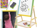 Tableau pour enfants en bois double face KRUZZEL