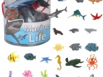 Satz von Meeres­tierfiguren