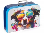 Kinderkoffer aus Laminat 34 cm – Hund
