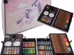 Set de peinture en valisette avec licorne 144 pièces MAALEO