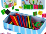 Educational set for learning time and counting for children