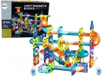 Light-Up Magnetic Marble Run 110 Pieces