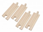 Gleisset für Holzeisenbahn 11 cm – 4 Stück