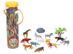 Set dieren in een koker – kunststof figuren voor kinderen